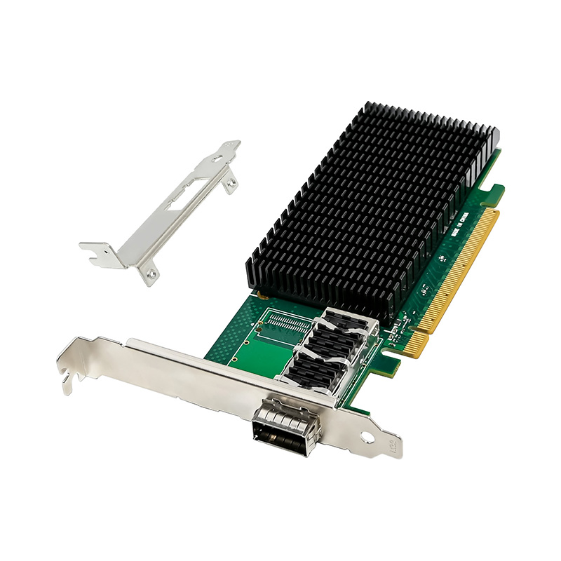 100Gbe Qsfp28 Network Card - Single Port 100GbE QSFP28 Fiber Ethernet