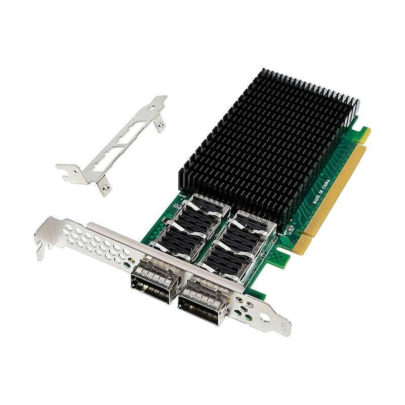 100Gbe Qsfp28 Network Card - Dual Port 100GbE QSFP28 Fiber Ethernet